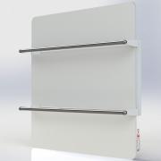 Полотенцесушитель электрический Sun Way SWGT-T 250, белый, с таймером