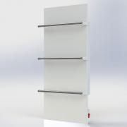 Электрический полотенцесушитель Teploceramic TCMT 300, белый, с выключателем