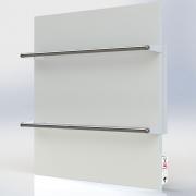 Электрический полотенцесушитель с таймером Teploceramic TCMT-T 250, белый